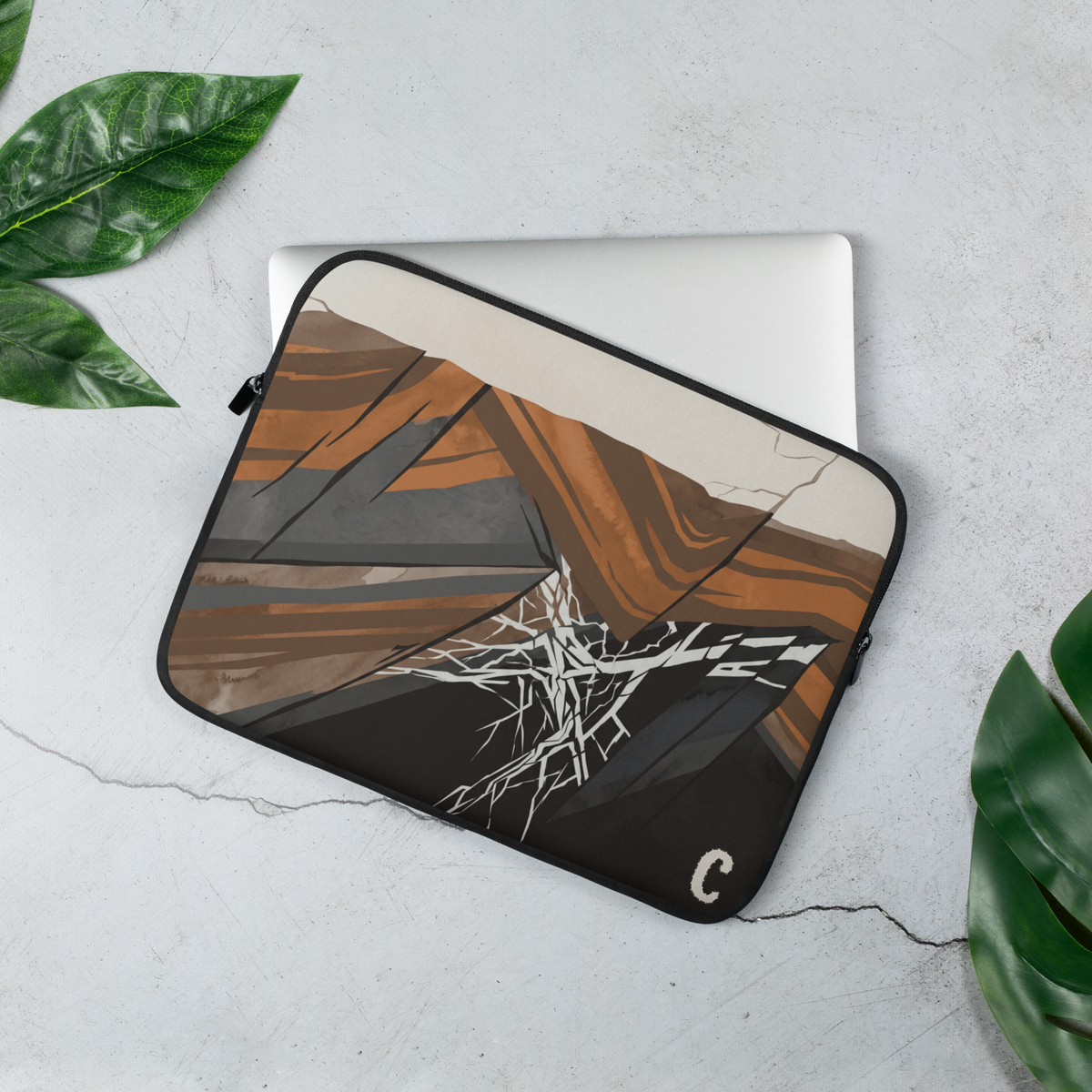 Core Sample Statement Laptop Sleeve — Fits 13"-16" Laptops & Tablets, incl. MacBook Pro — Design-Led Geological Strata Collection
