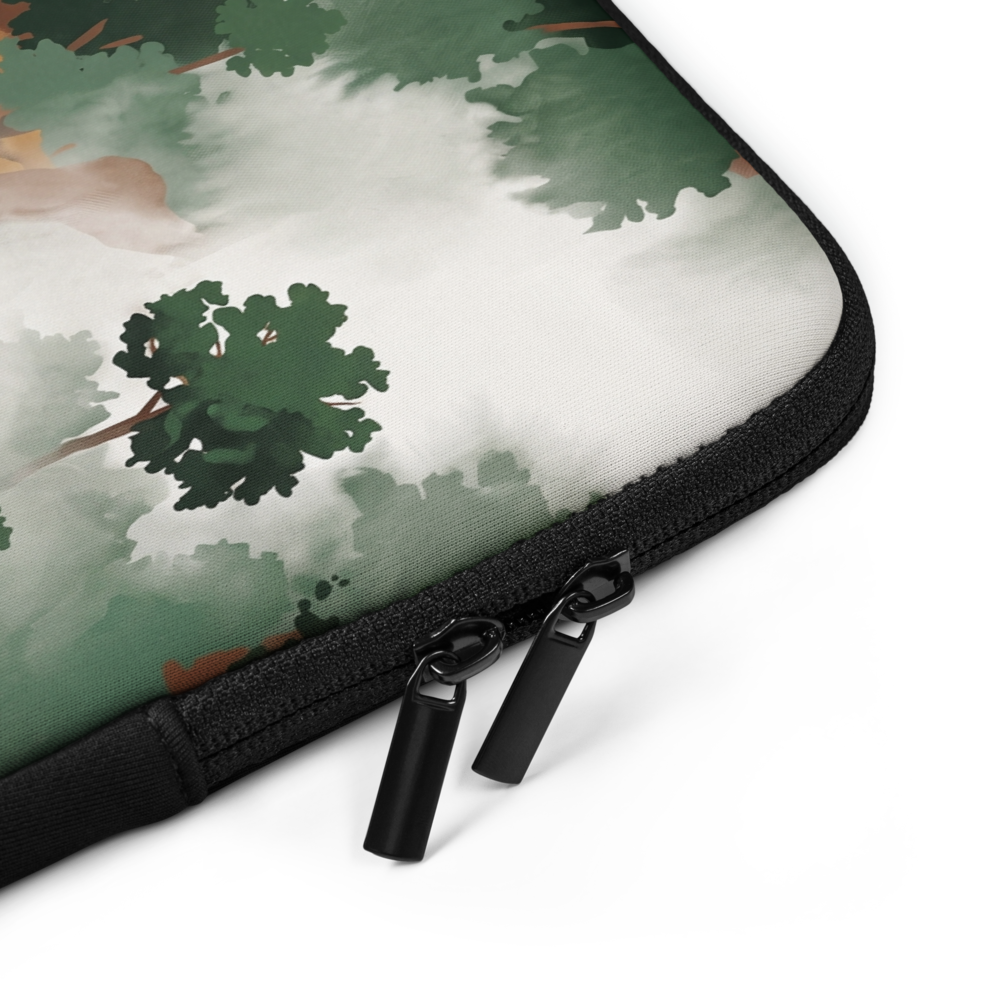 River Gorge Graphic Laptop Sleeve — Fits 13"-16" Laptops & Tablets, incl. MacBook Pro — Design-Led Rainforest Canopy Collection