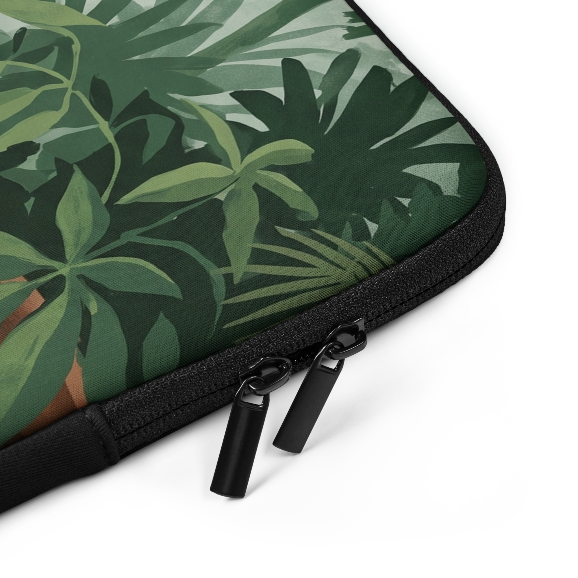 Clay Bank Grounded Laptop Sleeve — Fits 13"-16" Laptops & Tablets, incl. MacBook Pro — Design-Led Rainforest Canopy Collection