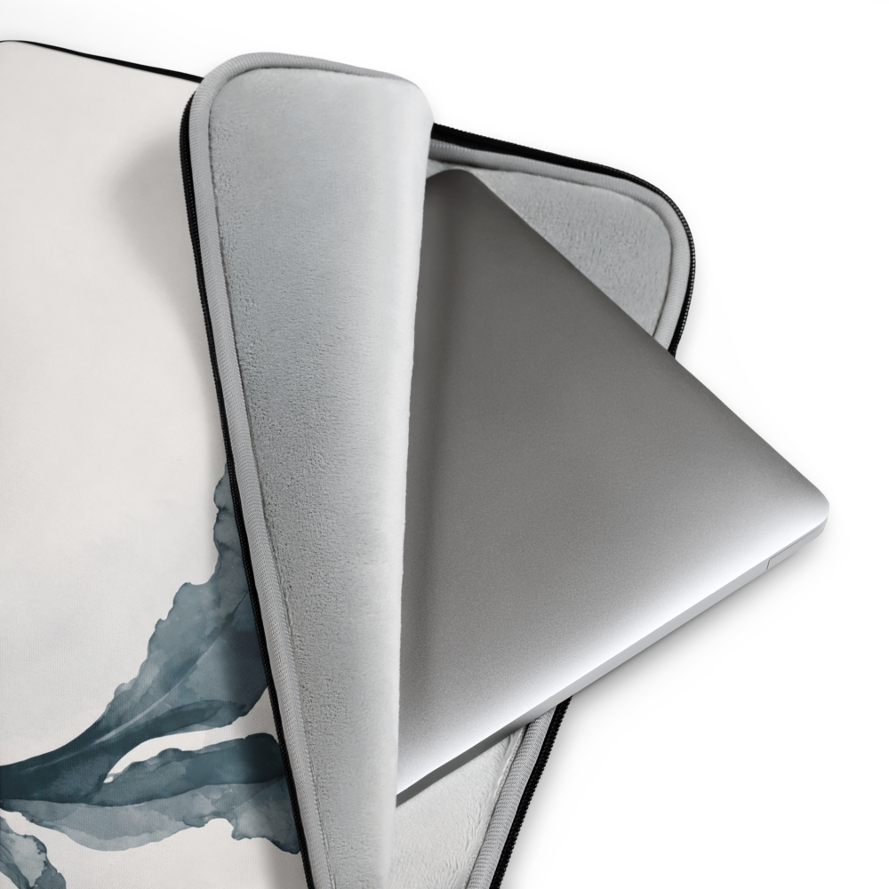 Sea Botanica Kelp Laptop Sleeve — Fits 13"-16" Laptops & Tablets, incl. MacBook Pro — Design-Led Nordic Coast Collection