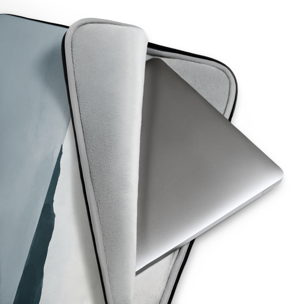 Nordic Horizon Minimalist Laptop Sleeve — Fits 13"-16" Laptops & Tablets, incl. MacBook Pro — Design-Led Nordic Coast Collection