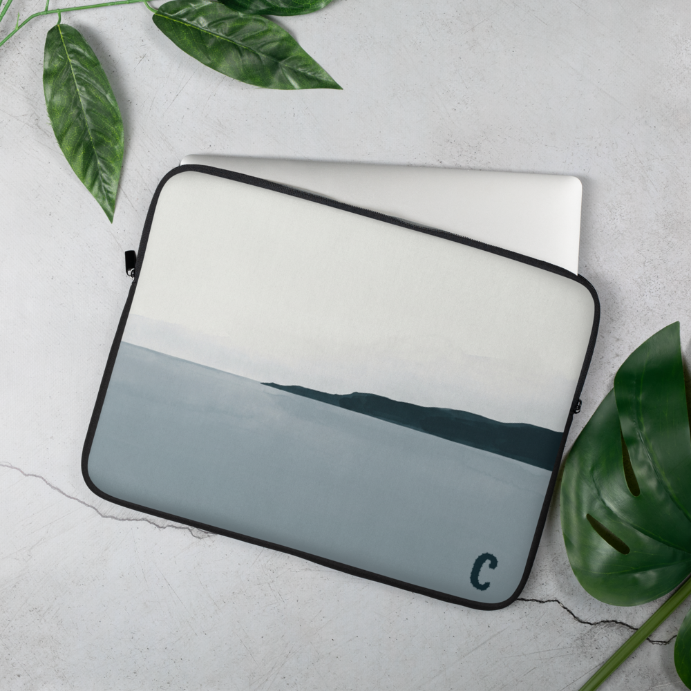 Nordic Horizon Minimalist Laptop Sleeve — Fits 13"-16" Laptops & Tablets, incl. MacBook Pro — Design-Led Nordic Coast Collection