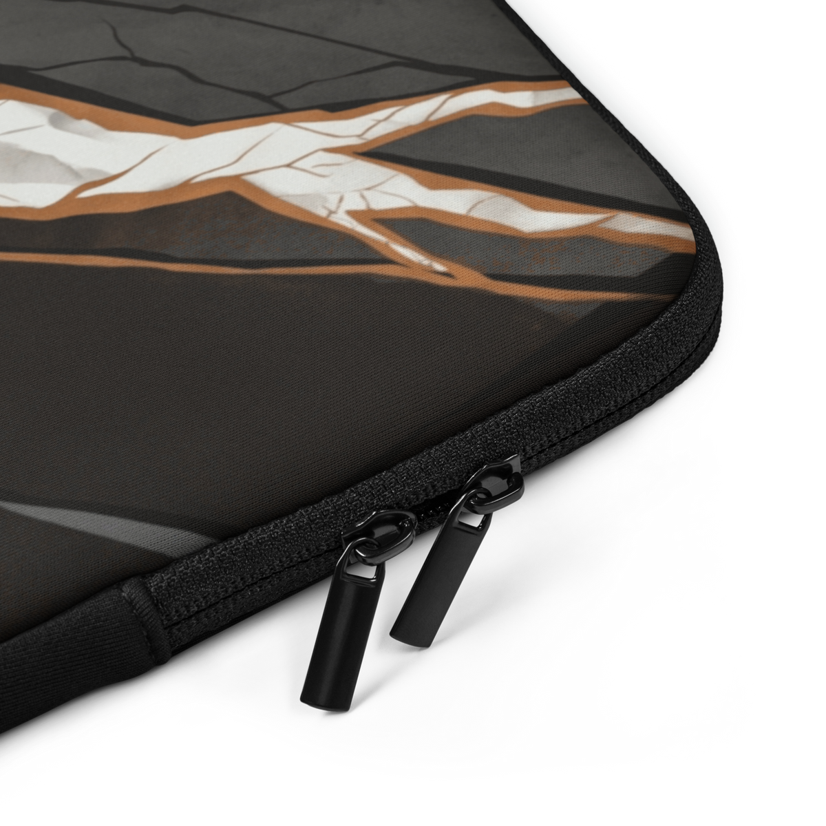 Calcite Vein Striking Laptop Sleeve — Fits 13"-16" Laptops & Tablets, incl. MacBook Pro — Design-Led Geological Strata Collection