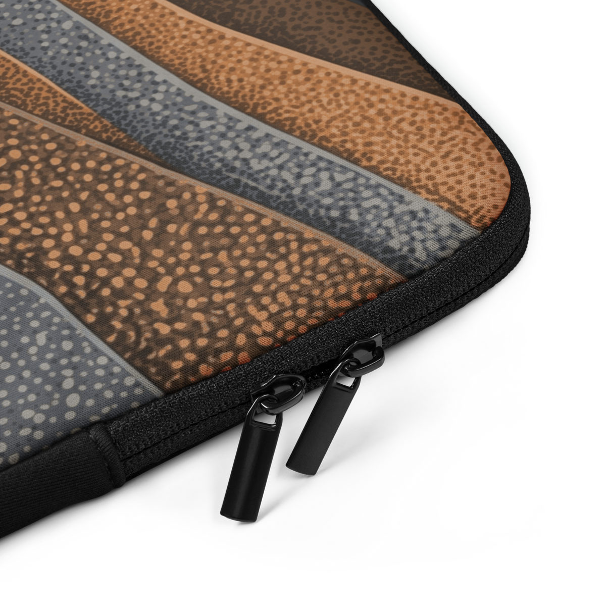 Iron Ore Bed Textured Laptop Sleeve — Fits 13"-16" Laptops & Tablets, incl. MacBook Pro — Design-Led Geological Strata Collection