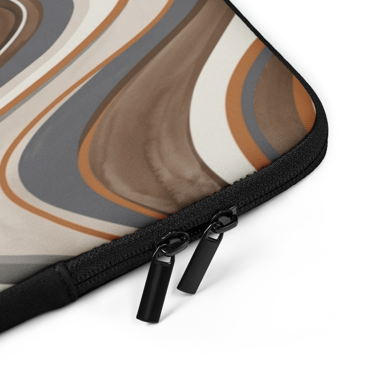 Seismic Fold Rhythmic Laptop Sleeve — Fits 13"-16" Laptops & Tablets, incl. MacBook Pro — Design-Led Geological Strata Collection