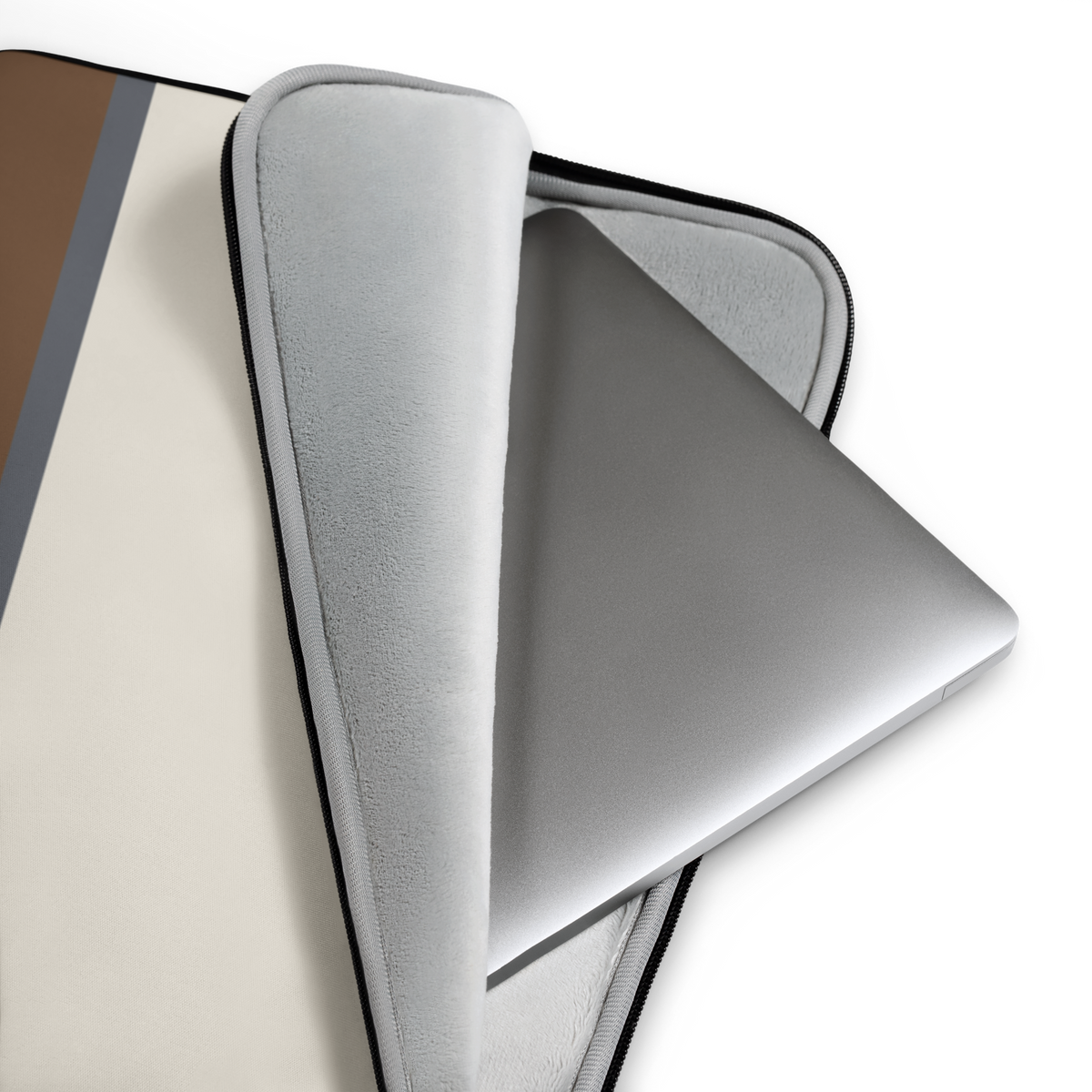 Silt Horizon Quiet Laptop Sleeve — Fits 13"-16" Laptops & Tablets, incl. MacBook Pro — Design-Led Geological Strata Collection